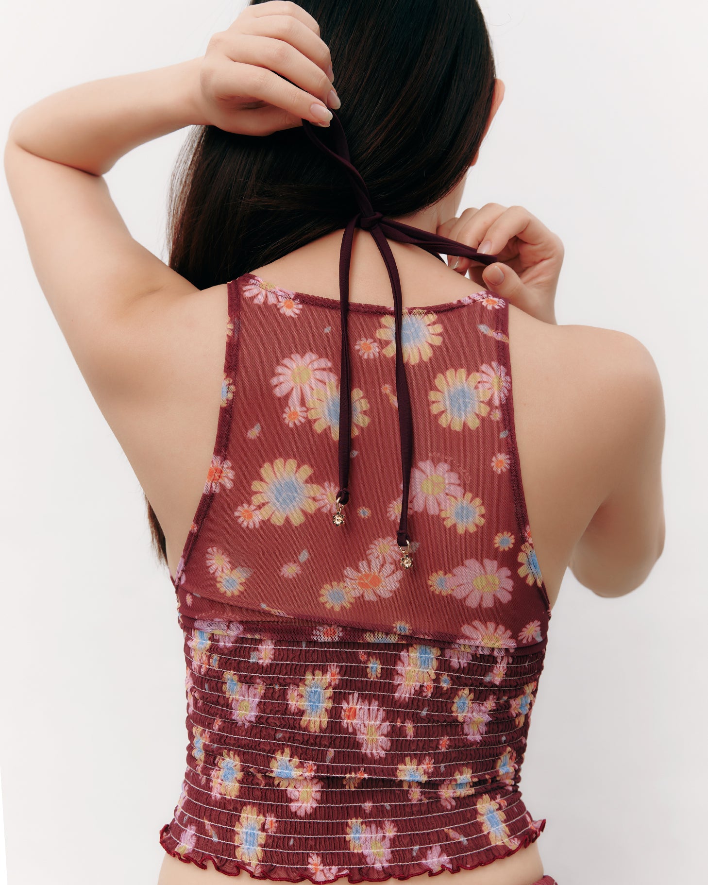 #colour_maroon daisies