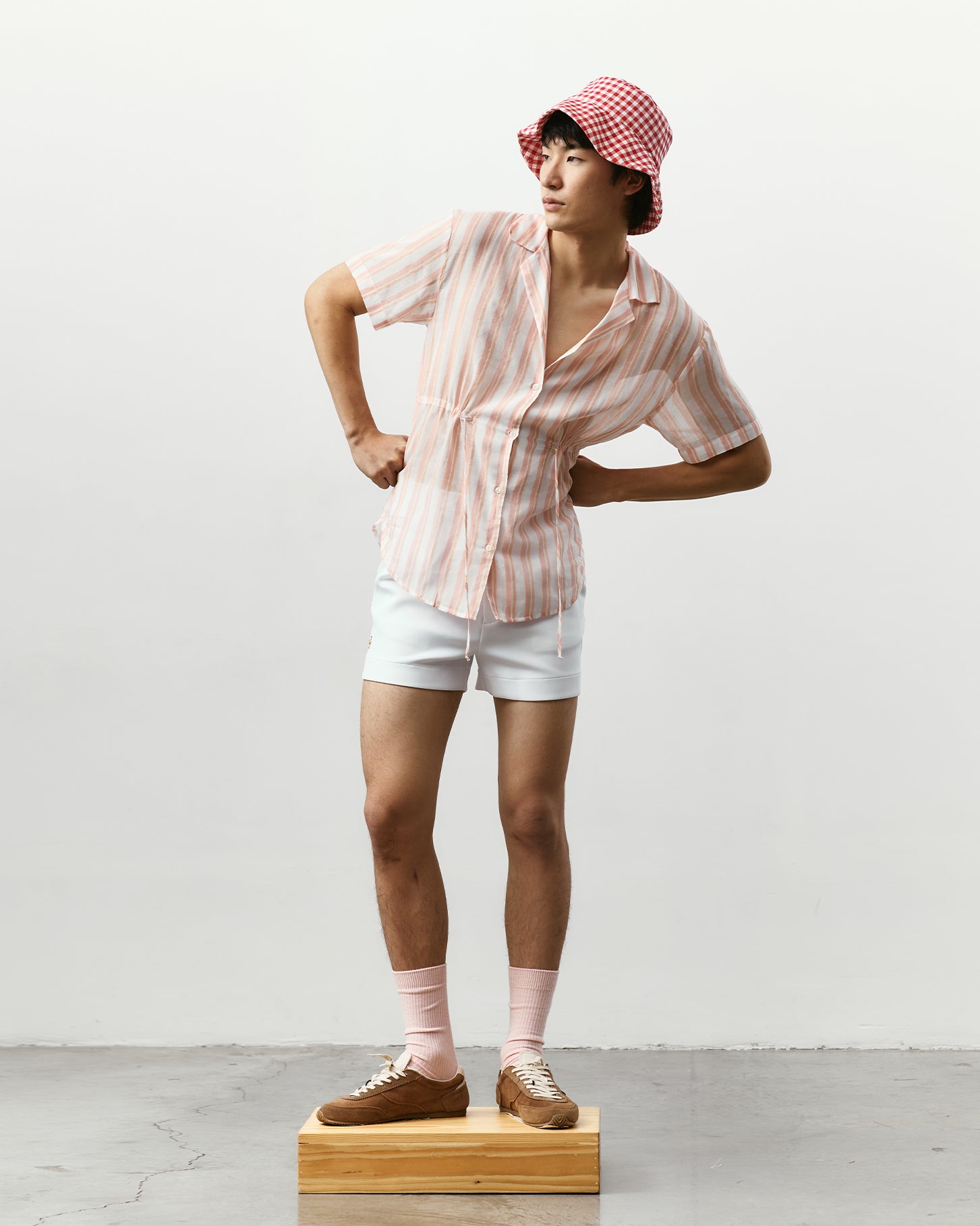 #colour_Flamingo Pink Stripe