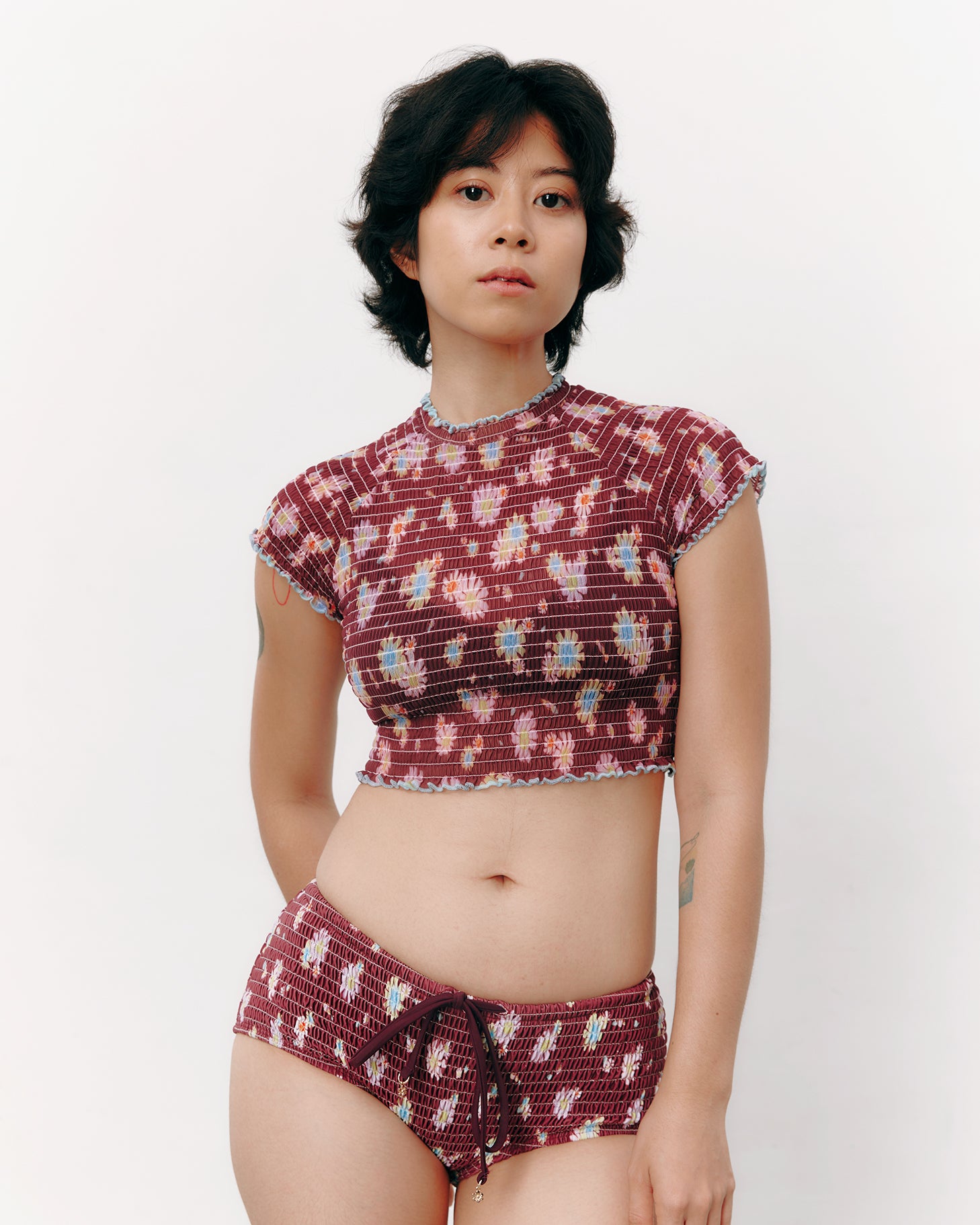 #colour_maroon daisies