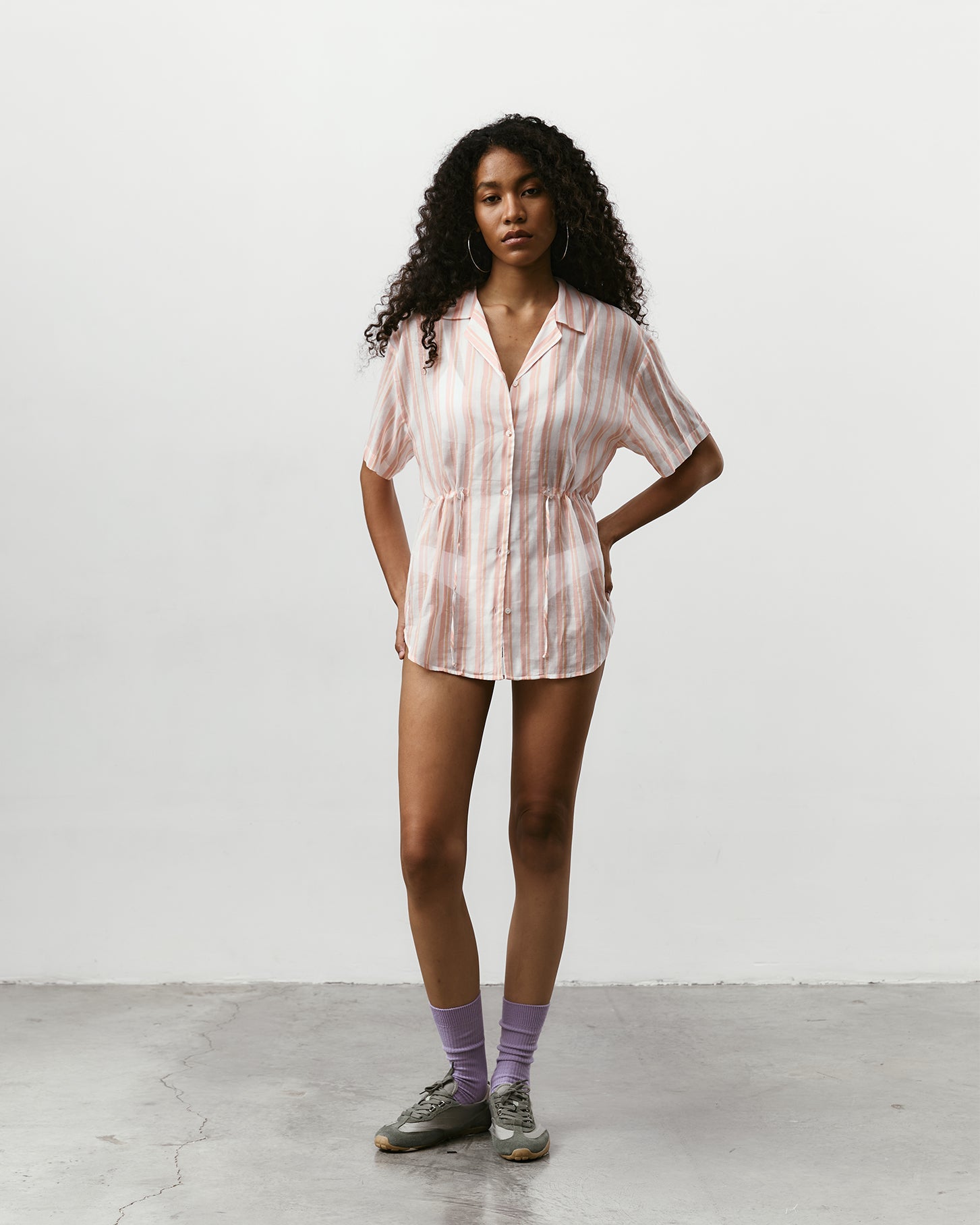 #colour_Flamingo Pink Stripe