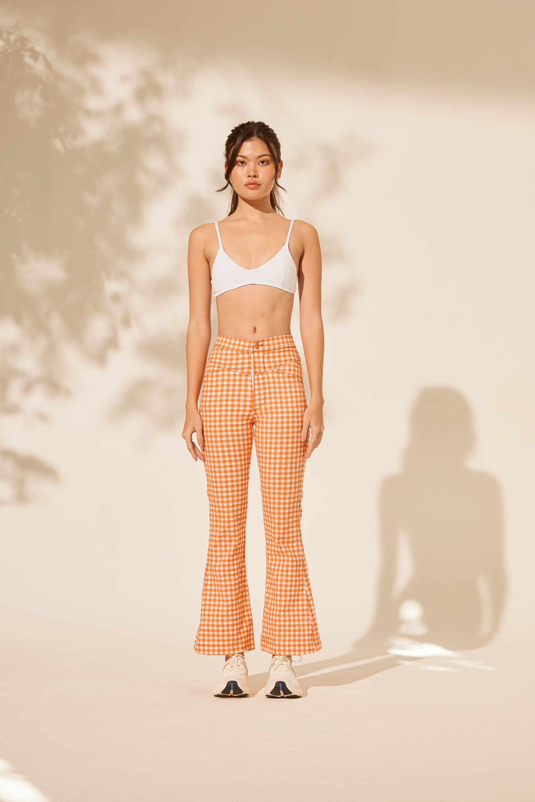 #colour_orange gingham