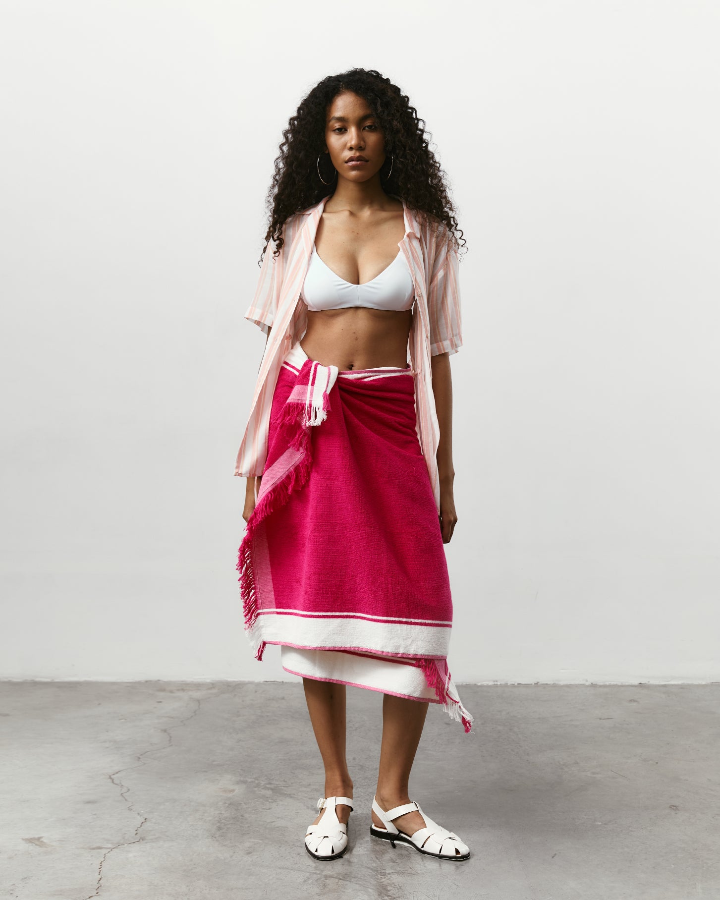 #colour_Flamingo Pink Stripe