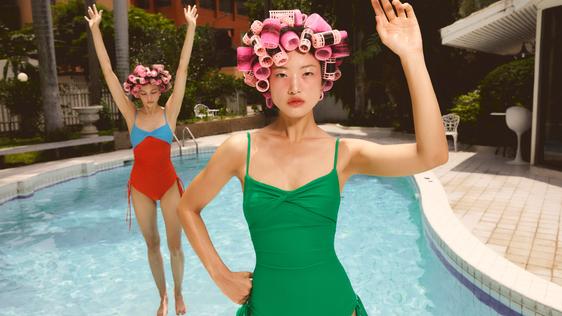 April pool day swimwear sales